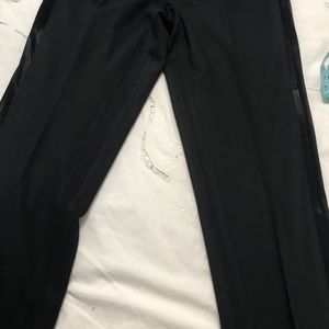 Dalia velvet trim dress pants size 14 pull on like new